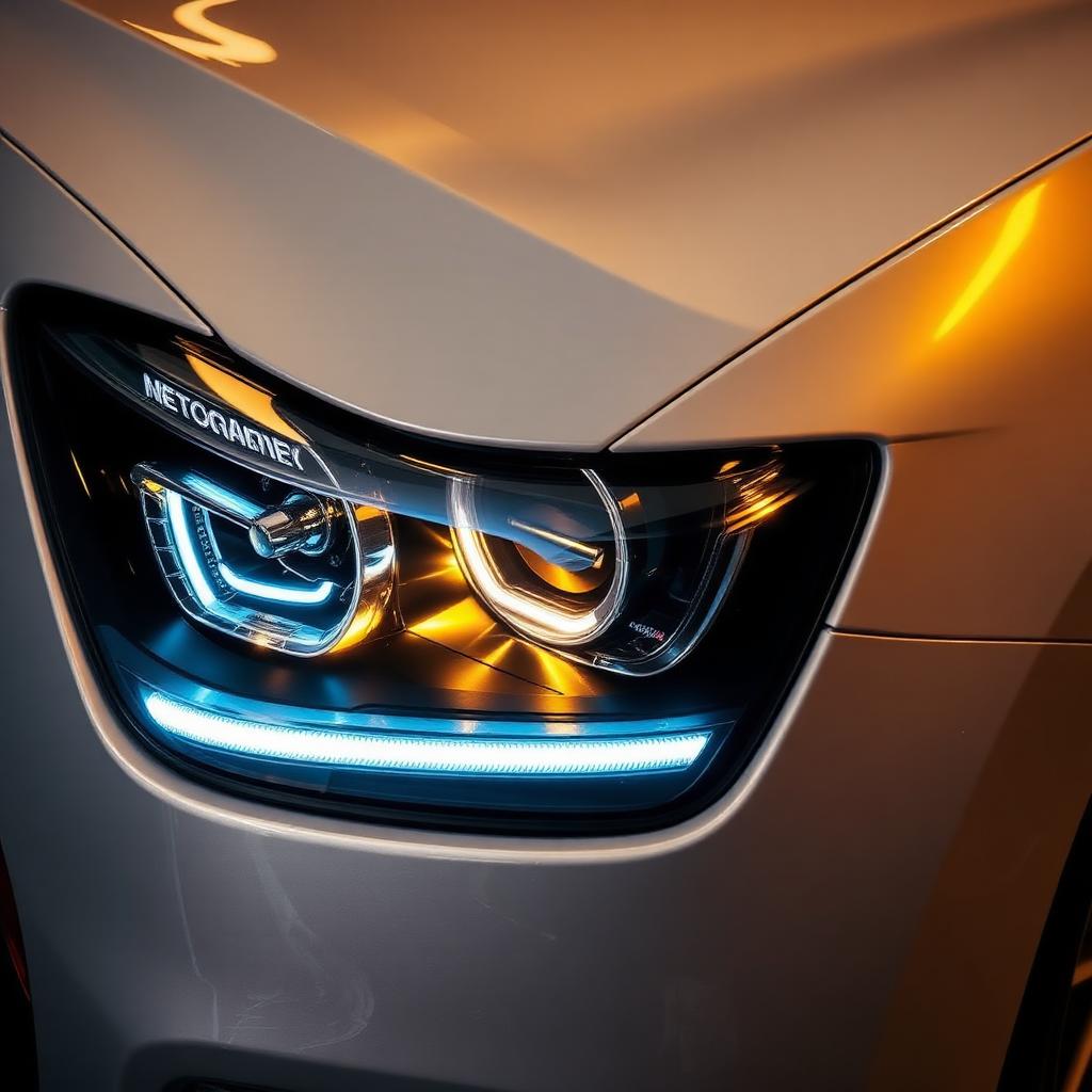 Restored luxury headlight